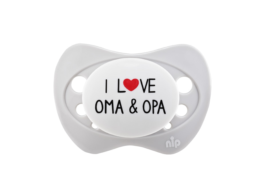 nip® Special Edition Schnuller  I love Oma und Opa