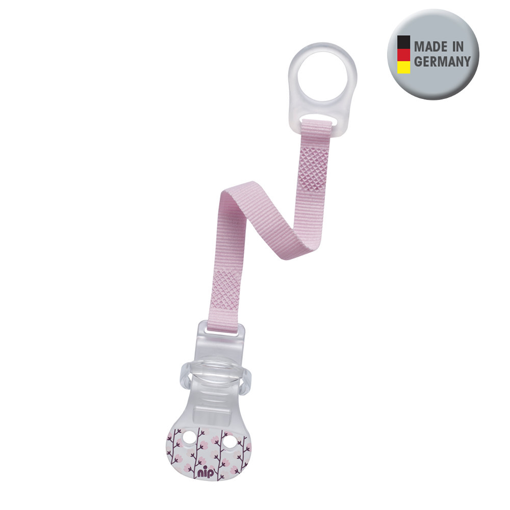 nip®  Schnullerband mit Ring Rosa  