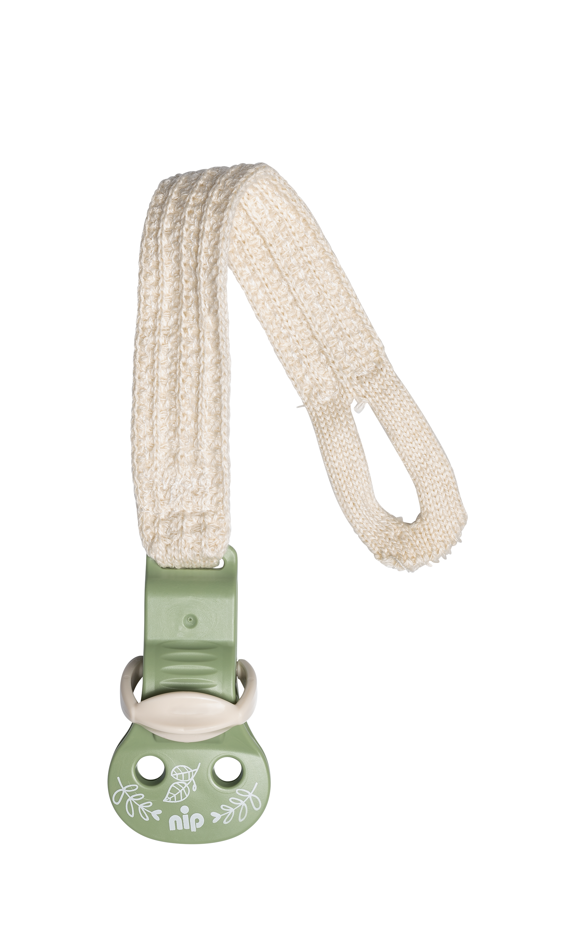 nip®  Stay Green Schnullerband grün