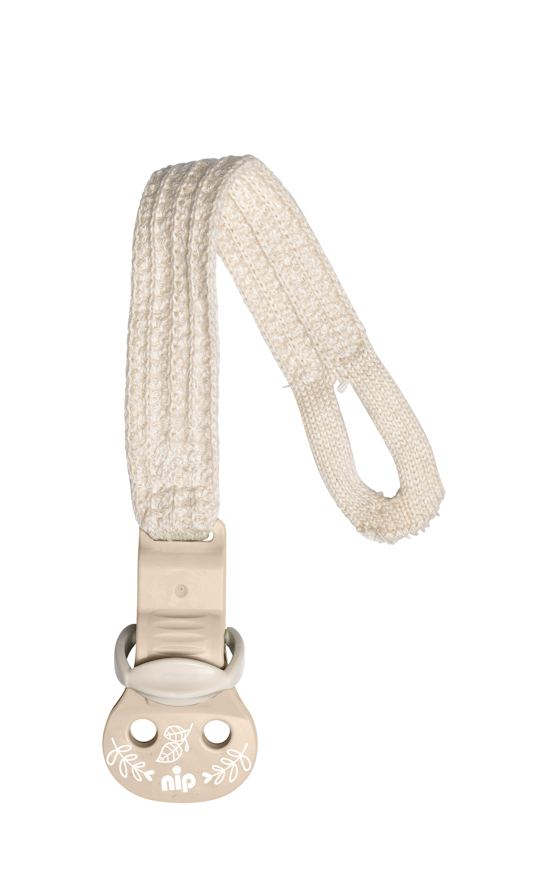nip®  Stay Green Schnullerband braun