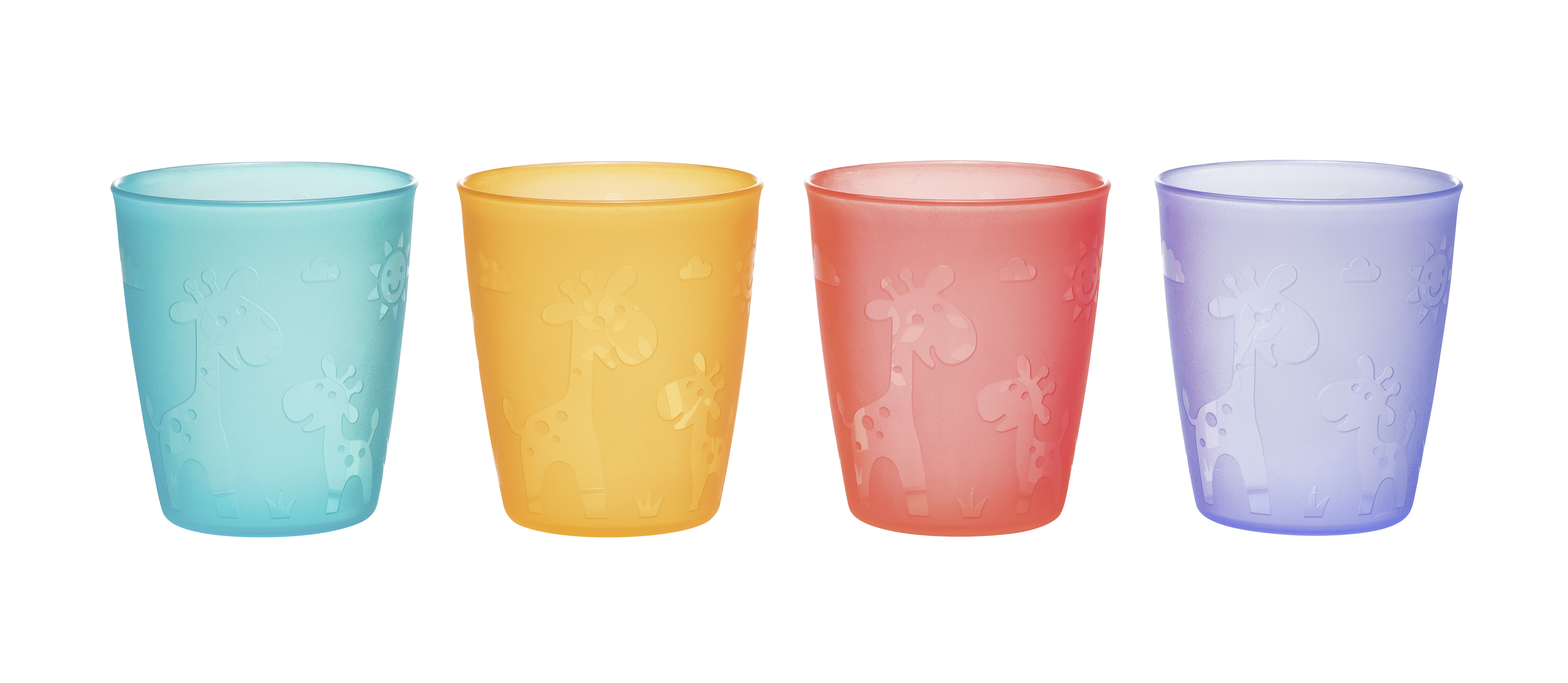 nip®  Becher bunt sortiert 4er 